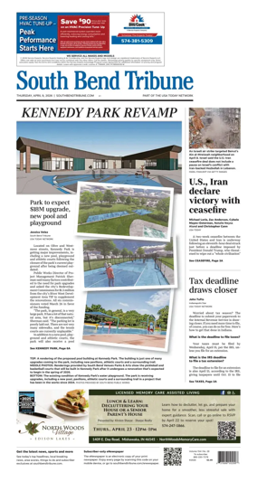 Cover of South Bend Tribune