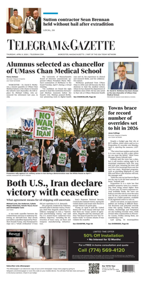 Cover of Telegram & Gazette