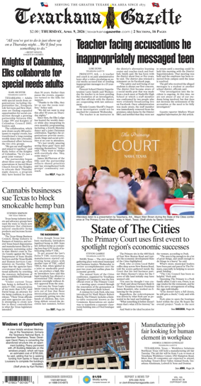 Cover of Texarkana Gazette