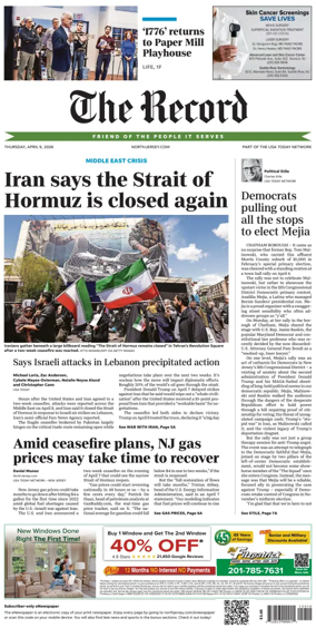 Cover of The Bergen Record