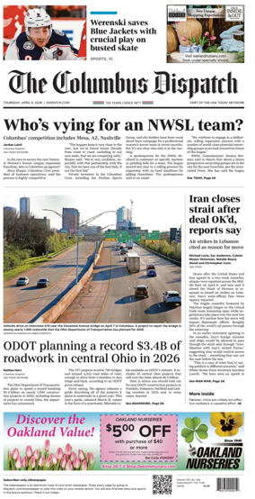Cover of The Columbus Dispatch