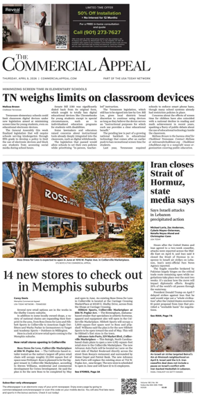 Cover of The Commercial Appeal