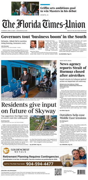 Cover of The Florida Times-Union