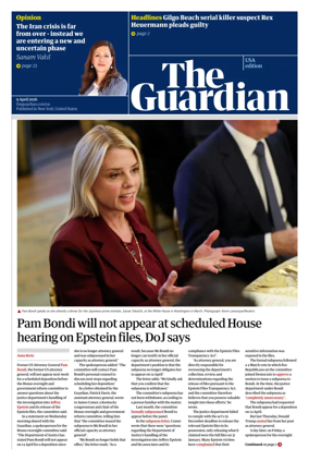 Cover of The Guardian (USA)