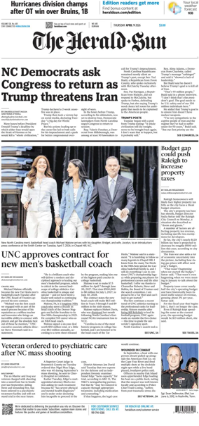 Cover of The Herald Sun