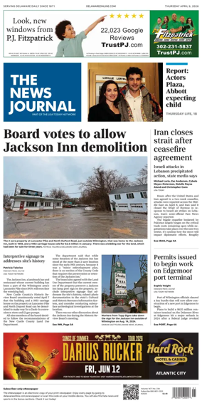 Cover of The News Journal
