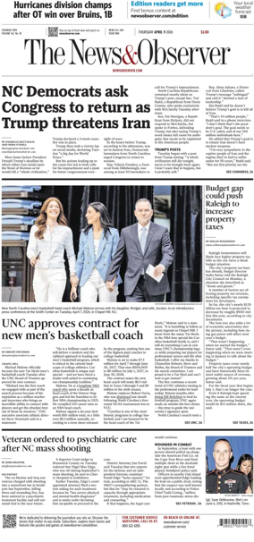 Cover of The News & Observer