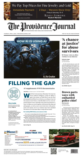 Cover of The Providence Journal