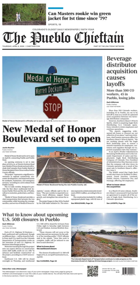 Cover of The Pueblo Chieftain