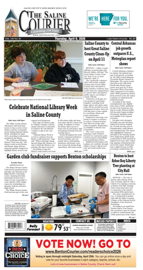 Cover of The Saline Courier