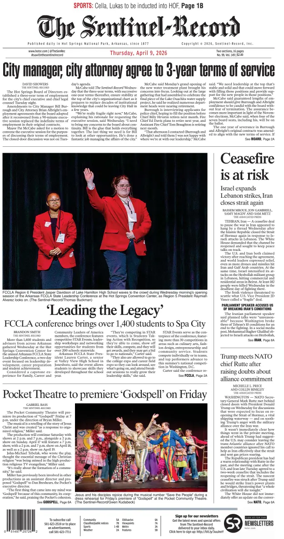 Cover of The Sentinel-Record