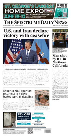 Cover of The Spectrum & Daily News