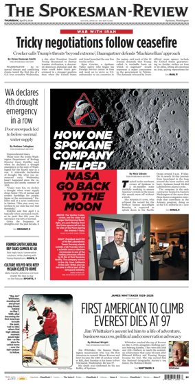 Cover of The Spokesman-Review (Spokane)