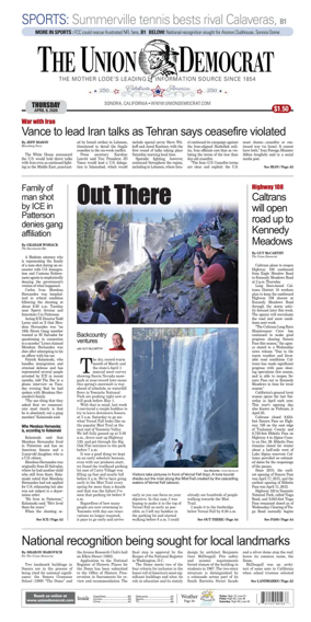 Cover of The Union Democrat