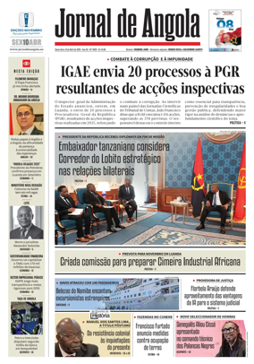 Cover of Jornal de Angola