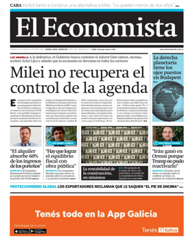 Cover of El Economista (Argentina)