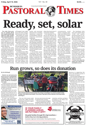 Cover of Deniliquin Pastoral Times