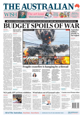 Cover of The Australian