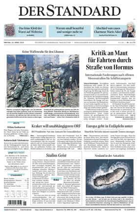 Cover of Der Standard