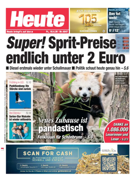Cover of Heute - Oberosterreich Ausgabe