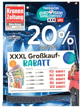 Cover of Kronen Zeitung