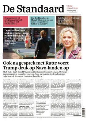 Cover of De Standaard