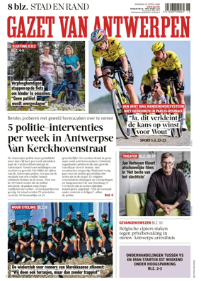 Cover of Gazet van Antwerpen Stad en Rand