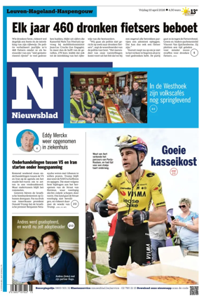 Cover of Het Nieuwsblad