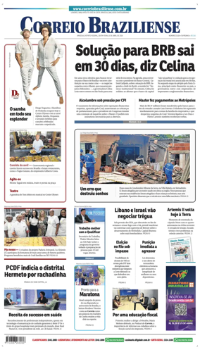 Cover of Correio Braziliense