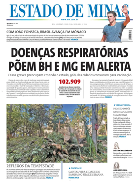 Cover of Estado de Minas (Brazil)