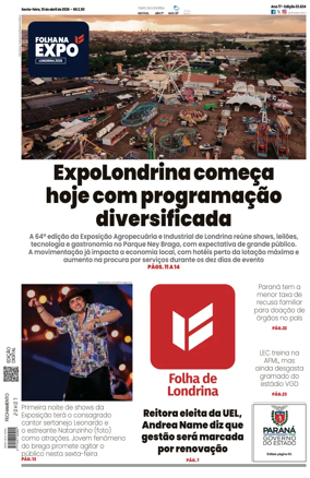 Cover of Folha de Londrina
