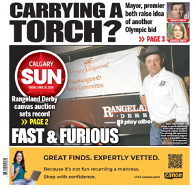 Cover of Calgary Sun