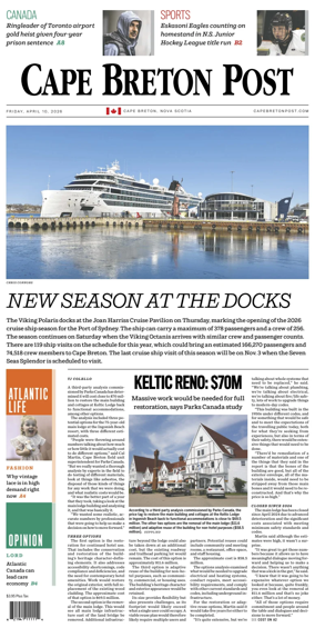 Cover of Cape Breton Post