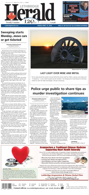 Cover of Lethbridge Herald