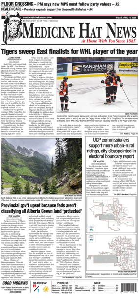 Cover of Medicine Hat News