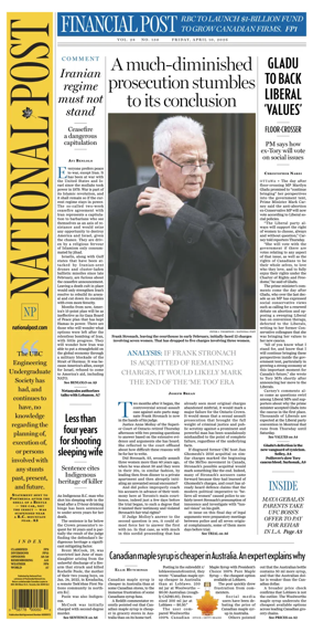 Cover of National Post - (Latest Edition)