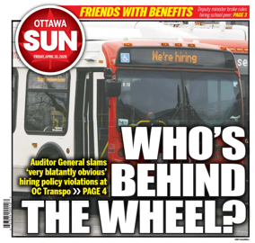 Cover of Ottawa Sun