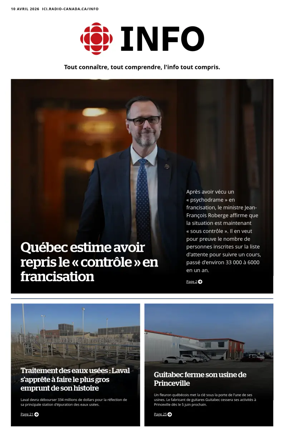 Cover of Radio-Canada Info