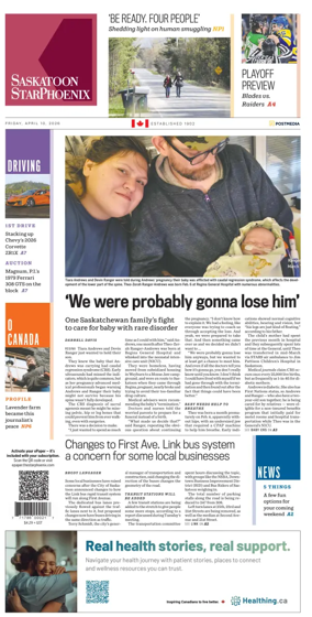 Cover of Saskatoon StarPhoenix