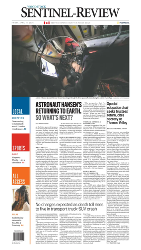 Cover of Sentinel-Review (Woodstock)