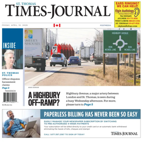 Cover of St. Thomas Times-Journal