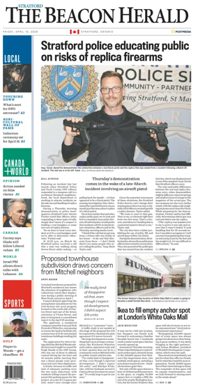 Cover of The Beacon Herald