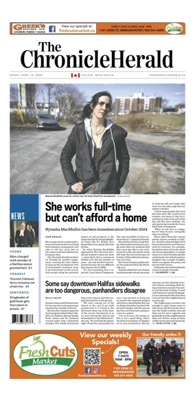 Cover of The Chronicle Herald (Metro)