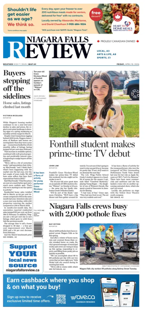 Cover of The Niagara Falls Review