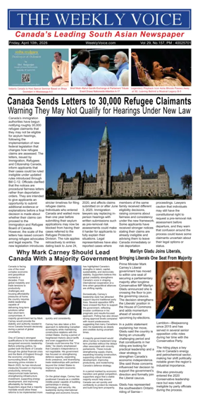 Cover of The Weekly Voice