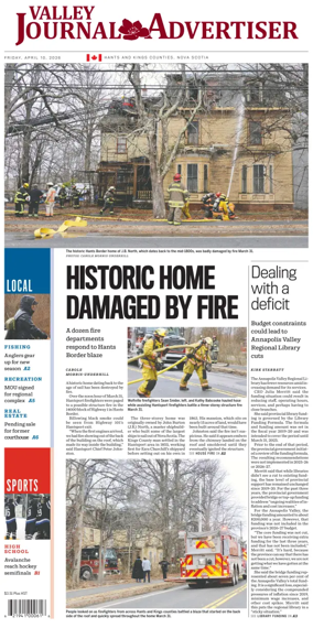 Cover of Valley Journal Advertiser