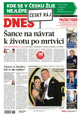 Cover of Dnes Prague Edition