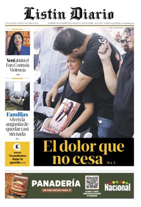 Cover of Listin Diario
