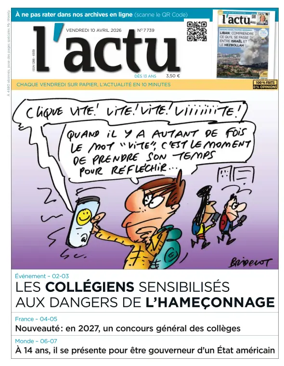 Cover of L'actu