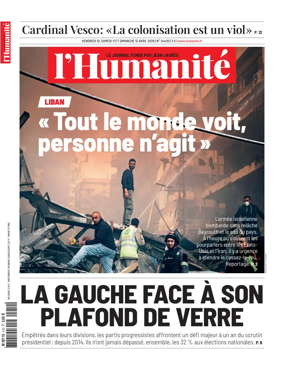 Cover of L'HUMANITE